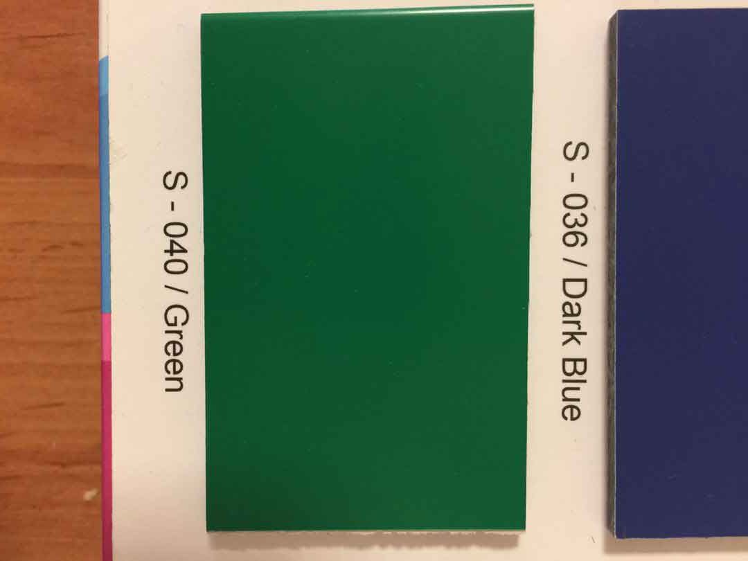 ورق کامپوزیت آلومکس طرح سبز رنگ کد S-040
