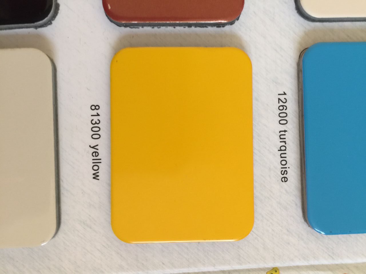 ورق کامپوزیت اطلس باند رنگ زرد